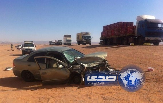 وفاة 2 بحادث تصادم على طريق حائل ـــ العلا