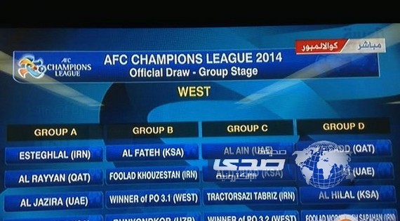 قرعة أبطال آسيا: الهلال والشباب في المجموعتين الأقوى