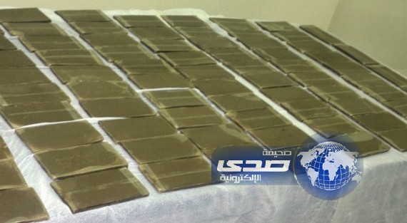 إحباط تهريب ٥٠ بلاطة حشيش في عسير