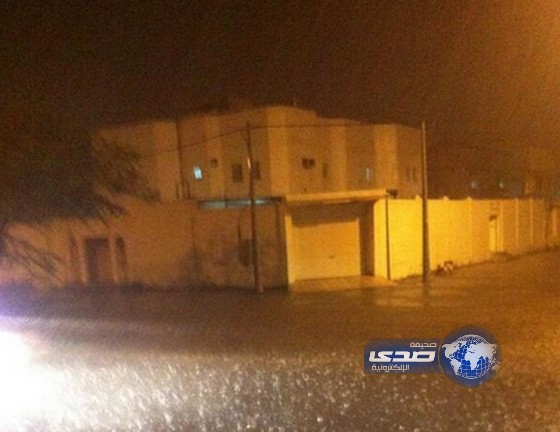 هطول أمطار على منطقة القصيم