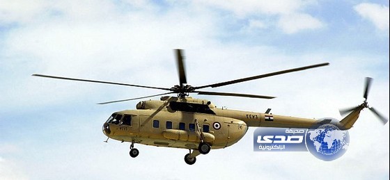 سقوط مروحية عسكرية مصرية بشمال سيناء