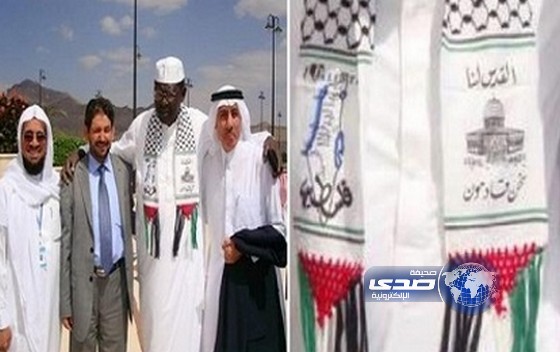 شقيق “أوباما” يرتدي وشاح “القدس” باليمن