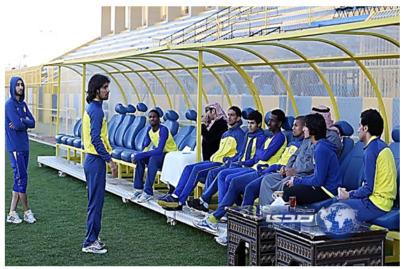 النصر يبدأ الاستعداد للعروبة والأمير فيصل بن تركي يجتمع باللاعبين