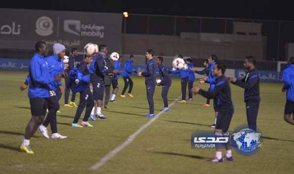 الهلال يؤدي مرانه الرئيس تحضيراً للقاء نجران