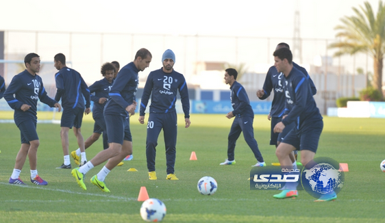 الهلال يؤدي مرانه الرئيس تأهباً لملاقاة السد القطري