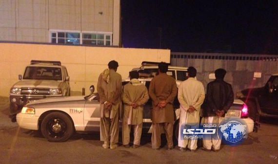دوريات أمن الرياض تضبط ستة من لصوص الكيابل الكهربائية