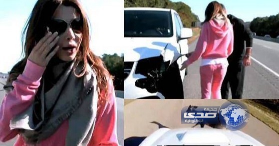 نانسي عجرم تنجو من حادث سير