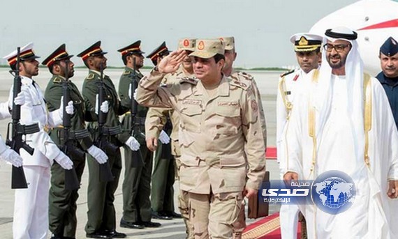 السيسي يصل ابوظبي للمشاركة في ختام التمرين العسكري المشترك “زايد – 1”