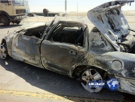 حادث مروّع يودي بحياة “نقيب” بأمن المنشآت وتفحُّم سيارته