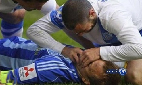 بالفيديو .. لاعب ينقذ حياة منافسه بأعجوبة