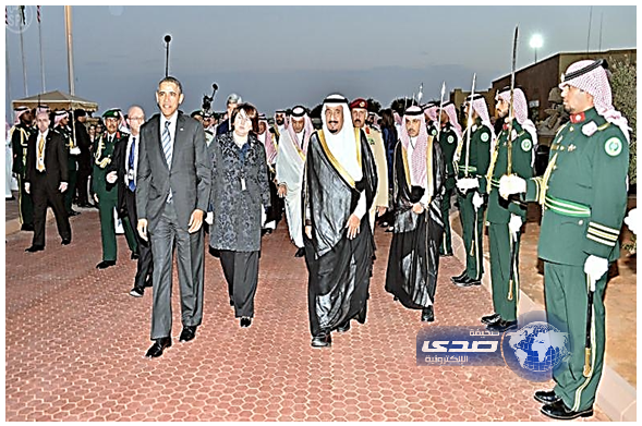 الرئيس الأمريكي باراك أوباما يصل الرياض