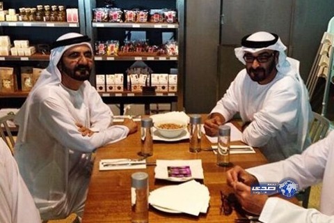 صورة محمد بن راشد ومحمد بن زايد في أحد مطاعم أبوظبي تجتاح مواقع التواصل