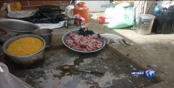مصادرة مواد ومعدات مطبخ عشوائي بـ”أجياد مكة”