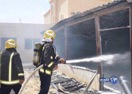 مدني الجوف يمنع حريقاً مروعاً بحي الشلهوب