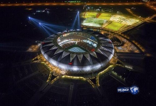 مدينة الملك عبدالله بن عبدالعزيز الرياضية من الأعلى – شيء كبير وجميل