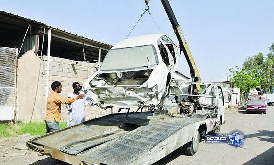 رفع 800 سيارة تالفة من شوارع وأحياء المدينة المنورة