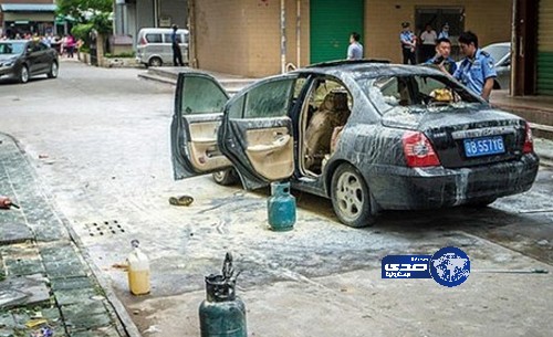 صور.. صيني يفجر صديقته بقارورة غاز لحملها منه دون إرادته