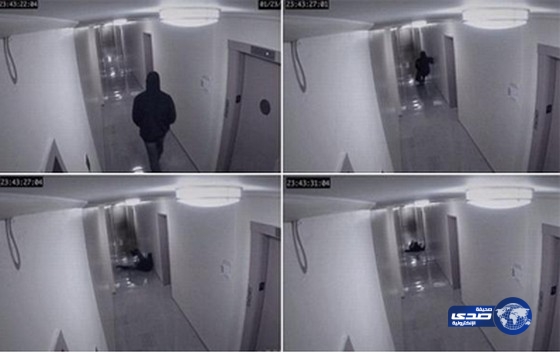 بالفيديو: كاميرا المراقبة تلتقط هجوم شبح على شاب في مبنى غامض