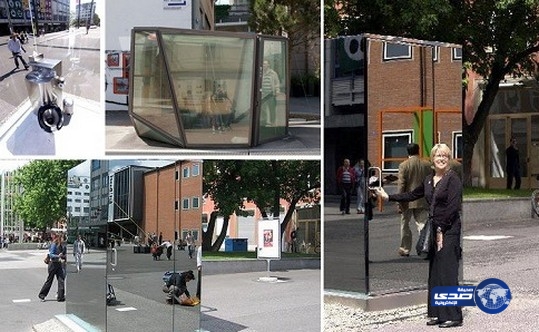 حمام “عام ” غريب في سويسرا زجاجه شفاف