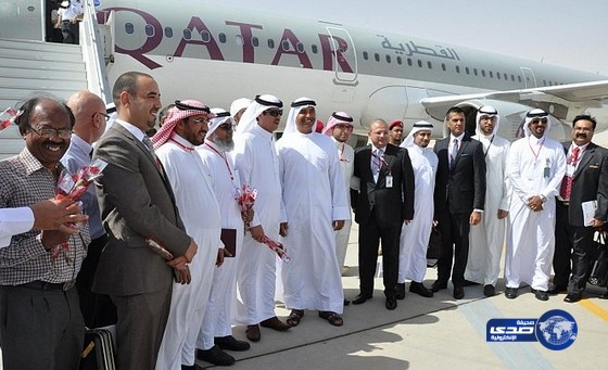 الخطوط القطرية تهبط في مطار الأحساء الدولي