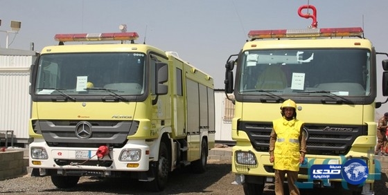 إنقاذ 5 مواطنين في حادث حريق مبنى سكني بالمدينة