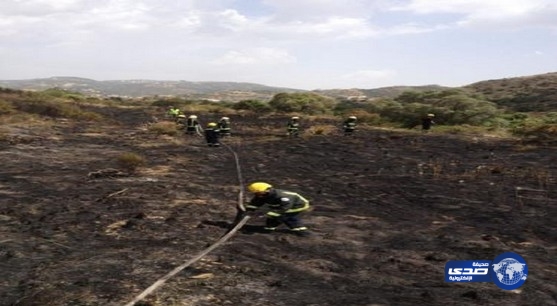 الدفاع المدني يخمد حريقًا هائلاً بالمندق ولا إصابات