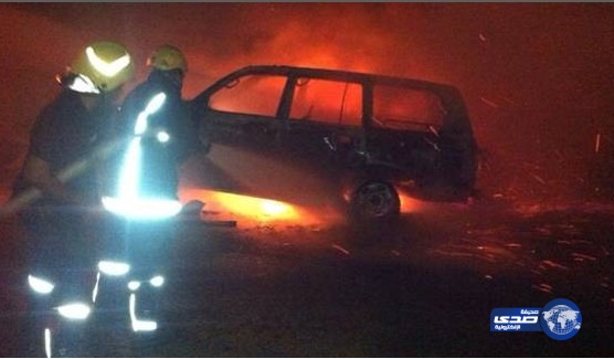 شبهة جنائية وراء احتراق سيارة تابعة لمخدرات جازان