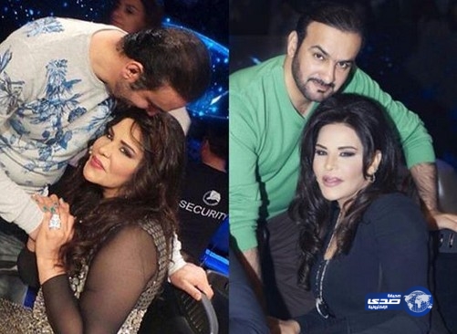 مبارك الهاجري وأحلام يحتفلان بعيد زواجهما في لندن!!