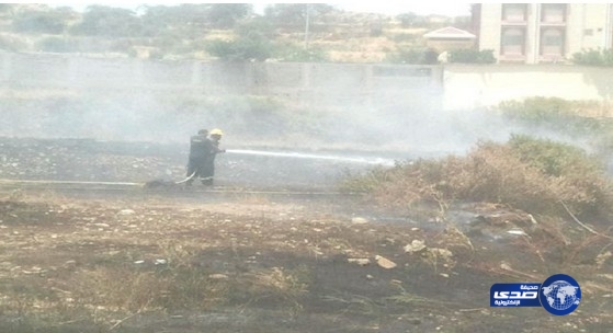 مدني المندق يخمد حريقاً بمزرعة في عويرة