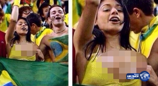 صدر فتاة برازيلية يشعل المونديال مبكراً