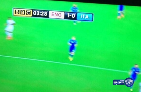 خطأ من BBC حيث تم احتساب تسديده رحيم الخطيرة كهدف قبل ان يتم تعديلها لاحقا