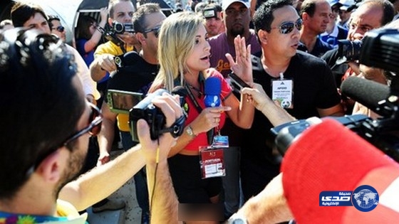 طرد صحفية برازيلية حضرت مران البرتغال عارية