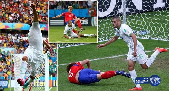 بالفيديو والصور : الجزائر تدك مرمي كوريا بالاربعة فى مونديال البرازيل