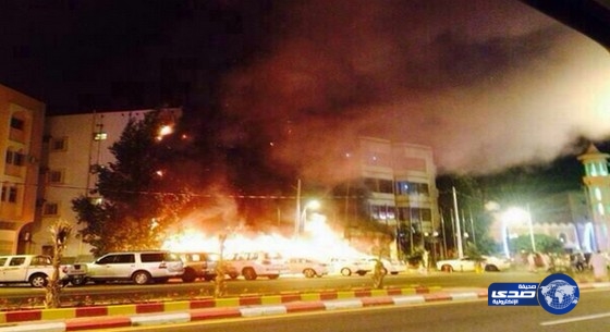 إخلاء 19 أسرة بعد حريق شقق مفروشة في النماص فجراً