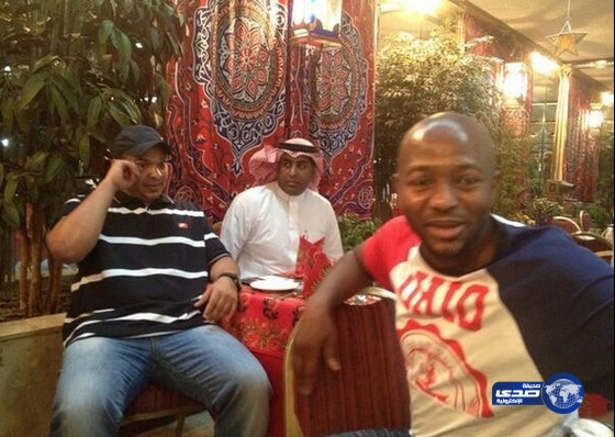 مالك معاذ و محمد شلية في افطار جماعي