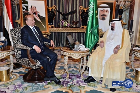 خادم الحرمين الشريفين يستقبل الرئيس اليمني