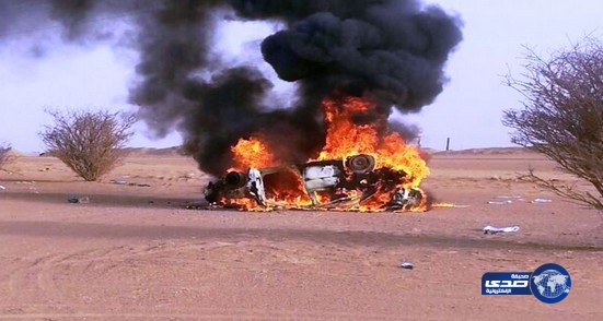 حادث مروري يتسبب في احتراق مركبة مقيم عربي باﻷفلاج