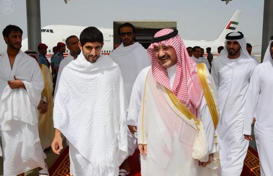 سمو ولي عهد دبي يصل إلى جدة