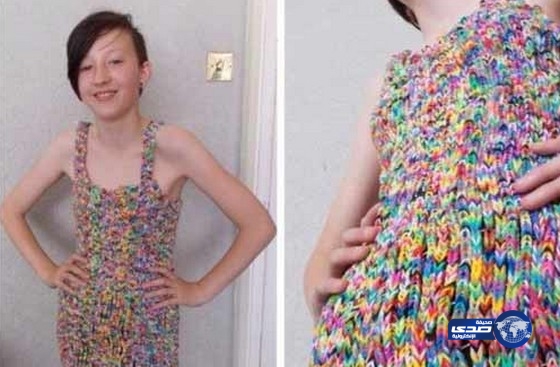 فستان “قوس قزح” بـ125 ألف يورو