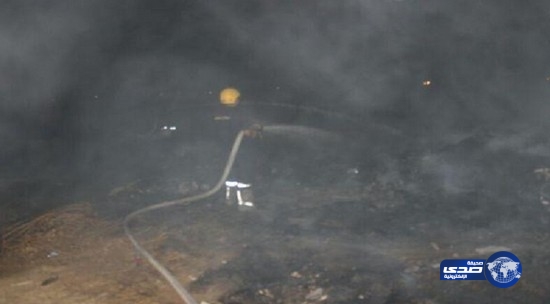 مدني العارضة يخمد حريق حشائش في قرية الروان