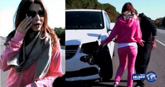 نانسي عجرم تنجو من حادث سير في أميركا