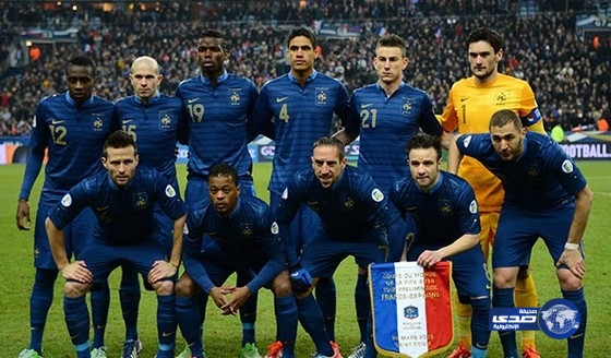 فرنسا تواجه ألمانيا وإسبانيا وإيطاليا وإنجلترا استعداداً لكأس أوروبا 2016
