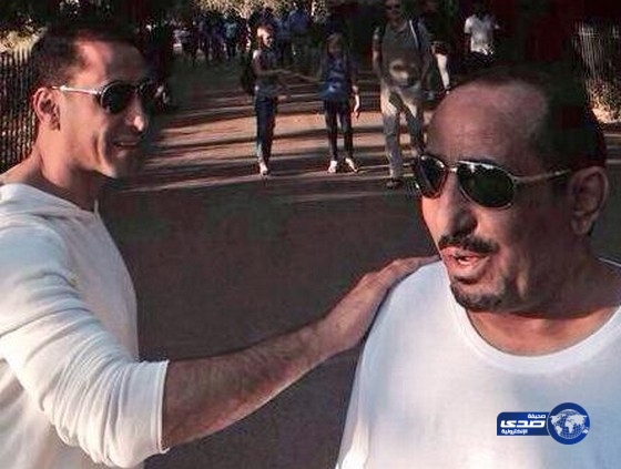 صور للأسطورة سامي الجابر مع  الجماهير في الهايد بارك لندن