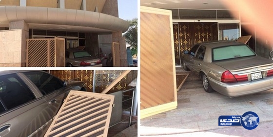 كويتي يقتحم حسينية عاشور بسيارته عمدا (صور)