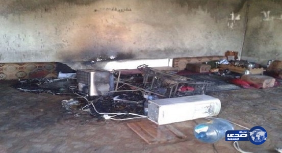شبهه جنائية وراء حريق استراحة في رفحاء
