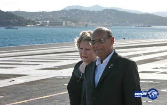 أول ظهور رسمي لزوجة الرئيس التونسي “المرزوقي”