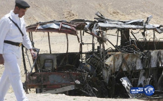 33 قتيلاً و41 جريحاً فى تصادم حافلتين سياحيتين جنوب سيناء