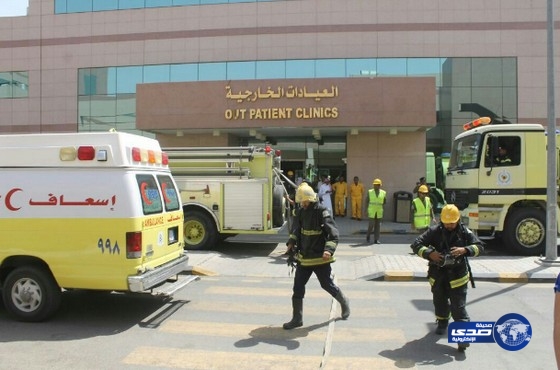 مدني مكة ينفذ تجربة حريق داخل قسم العناية المركزة‎ (صور)