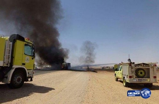 الدفاع المدني يحول دون اشتعال النار بمحطة وقود في طبرجل (صور)