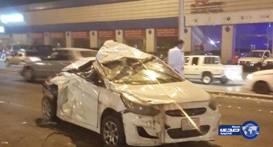 إصابة 4 أشخاص في حادث سير على طريق ديراب بالرياض